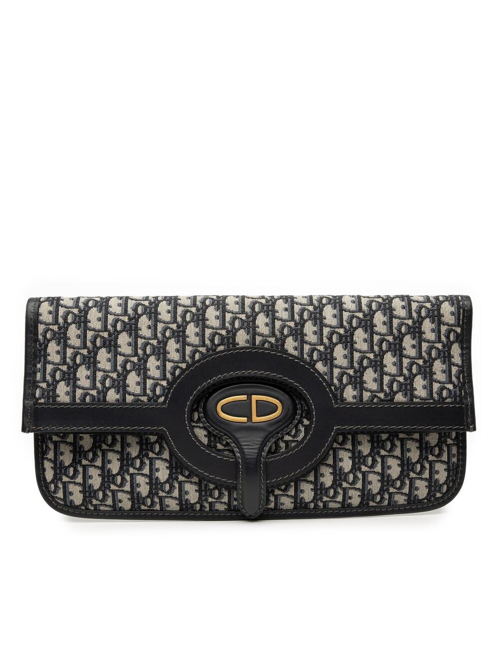 Dior Oblique Canvas Fold Over Clutch #372737D11B